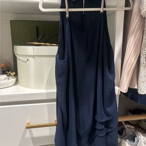 Alfani Blue Asymmetrical Halter top
